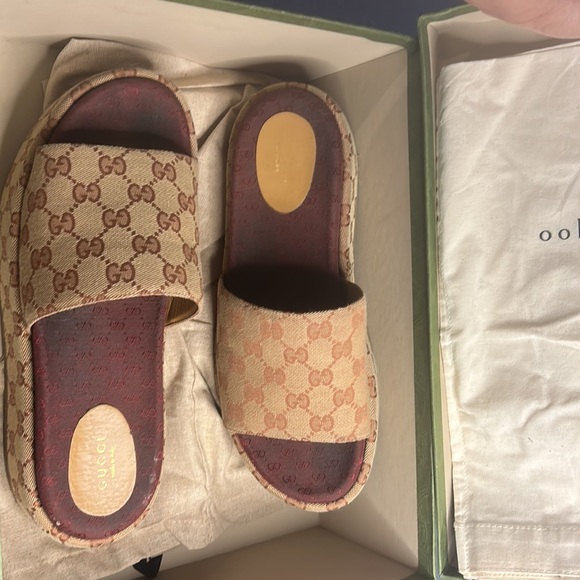 Brown Gucci Platforms - Picture 3 of 3